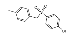 1-chloro-4-((4-methylbenzyl)sulfonyl)benzene Structure