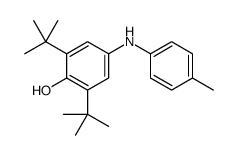 2,6-ditert-butyl-4-(4-methylanilino)phenol Structure