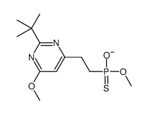 methyl [2-(1,1-dimethylethyl)-6-methoxypyrimidin-4-yl]ethylphosphonothioate Structure