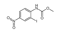 methyl 2-iodo-4-nitrophenylcarbamate Structure