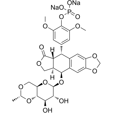 Etoposide phosphate disodium图片