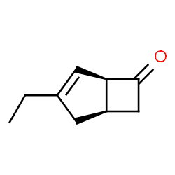 (1R,5S)-3-乙基双环[3.2.0]庚-3-烯-6-酮结构式