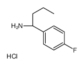 (S)-1-(4-氟苯基)丁-1-胺盐酸盐结构式