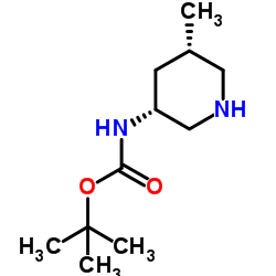 tert-butyl N-[(3R,5S)-5-methylpiperidin-3-yl]carbamate picture