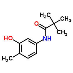 N-(3-Hydroxy-4-methylphenyl)-2,2-dimethylpropanamide结构式