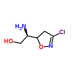 (βR)-β-Amino-3-chloro-4,5-dihydro-5-isoxazoleethanol (Mixture of DiastereoMers)结构式