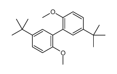 4-tert-butyl-2-(5-tert-butyl-2-methoxyphenyl)-1-methoxybenzene Structure