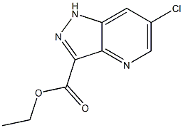 ethyl 6-chloro-1H-pyrazolo[4,3-b]pyridine-3-carboxylate Structure