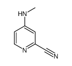 2-Pyridinecarbonitrile,4-(methylamino)-(9CI)结构式