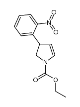 ethyl 3-(2-nitrophenyl)-2,3-dihydro-1H-pyrrole-1-carboxylate Structure