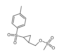 (2-tosylcyclopropyl)methyl methanesulfonate结构式