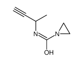 1-Aziridinecarboxamide,N-(1-methyl-2-propynyl)-(9CI) structure