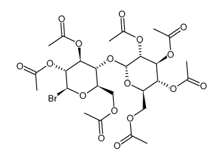 alpha-乙酰溴代-D-麦芽糖结构式