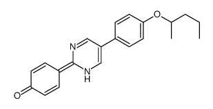 4-[5-(4-pentan-2-yloxyphenyl)-1H-pyrimidin-2-ylidene]cyclohexa-2,5-dien-1-one结构式