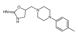 5-[[4-(4-methylphenyl)piperazin-1-yl]methyl]-4,5-dihydro-1,3-oxazol-2-amine Structure