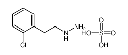 2-(2-chlorophenyl)ethylhydrazine,sulfuric acid结构式