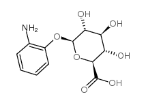 2-AMINOPHENYL-β-D-GLUCURONIC ACID Structure