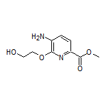 Methyl 5-Amino-6-(2-hydroxyethoxy)picolinate Structure