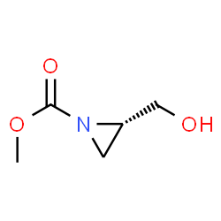 1-Aziridinecarboxylicacid,2-(hydroxymethyl)-,methylester,(S)-(9CI)结构式