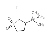 3-Thiophenaminium,tetrahydro-N,N,N-trimethyl-, iodide 1,1-dioxide (1:1) Structure