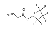 Vinylessigsaeure-(2,2,3,3,4,4,4-heptafluor-butylester) Structure