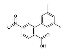 2-(3,5-dimethylphenyl)-4-nitrobenzoic acid结构式