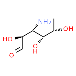 3-Amino-3,6-dideoxy-L-glucose structure