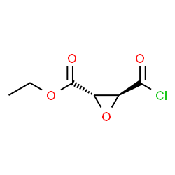 Oxiranecarboxylic acid, 3-(chlorocarbonyl)-, ethyl ester, (2S-trans)- (9CI)结构式