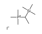 trimethyl(1-trimethylsilylethyl)phosphanium,iodide Structure