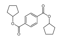 Terephthalic acid dicyclopentyl ester Structure