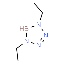 1,4-Diethyl-4,5-dihydro-1H-tetrazaborole结构式