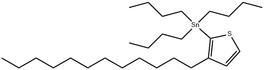 Stannane, tributyl(3-dodecyl-2-thienyl)- Structure