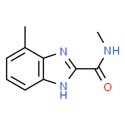 1H-Benzimidazole-2-carboxamide,N,4-dimethyl-(9CI) Structure