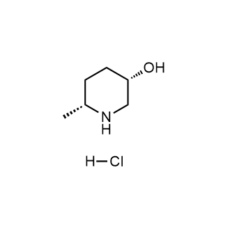 (3S,6R)-6-Methylpiperidin-3-ol hydrochloride structure