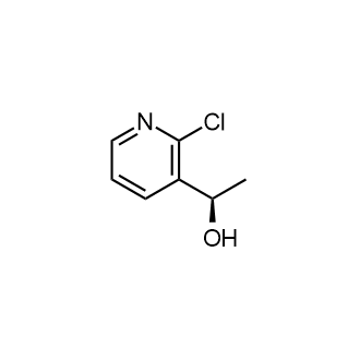 (R)-1-(2-氯吡啶-3-基)乙醇结构式