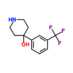 4-[3-(Trifluoromethyl)phenyl]-4-piperidinol structure