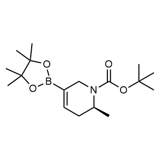 (S)-2-甲基-5-(4,4,5,5-四甲基-1,3,2-二噁硼烷-2-基)-3,6-二氢吡啶-1(2H)-羧酸叔丁酯图片