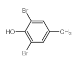 2,6-Dibromo-4-methylphenol Structure