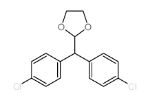 1,3-Dioxolane,2-[bis(4-chlorophenyl)methyl]-结构式