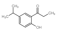 1-(2-hydroxy-5-propan-2-ylphenyl)propan-1-one Structure