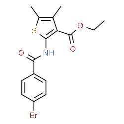 ethyl 2-(4-bromobenzamido)-4,5-dimethylthiophene-3-carboxylate picture