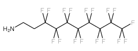1H,1H,2H,2H-全氟癸基胺结构式
