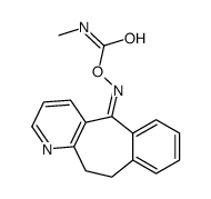 10,11-Dihydro-5-[[(methylcarbamoyl)oxy]imino]-5H-benzo[4,5]cyclohepta[1,2-b]pyridine Structure