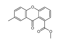 METHYL 7-METHYL-9-OXO-9H-XANTHENE-1-CARBOXYLATE structure