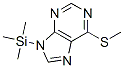 6-Methylthio-9-trimethylsilyl-9H-purine结构式