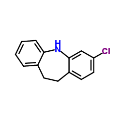 3-chloro-10,11-dihydro-5h-dibenz(b,f)azepine Structure