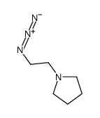 1-(2-azidoethyl)pyrrolidine Structure