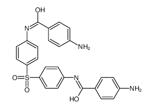 4-amino-N-[4-[4-[(4-aminobenzoyl)amino]phenyl]sulfonylphenyl]benzamide Structure