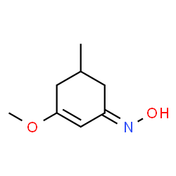 2-Cyclohexen-1-one,3-methoxy-5-methyl-,oxime(9CI) Structure