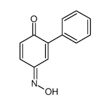 2-PHENYL-[1,4]BENZOQUINONE 4-OXIME Structure